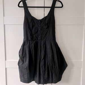 Maeve Black Mini Dress with Pockets